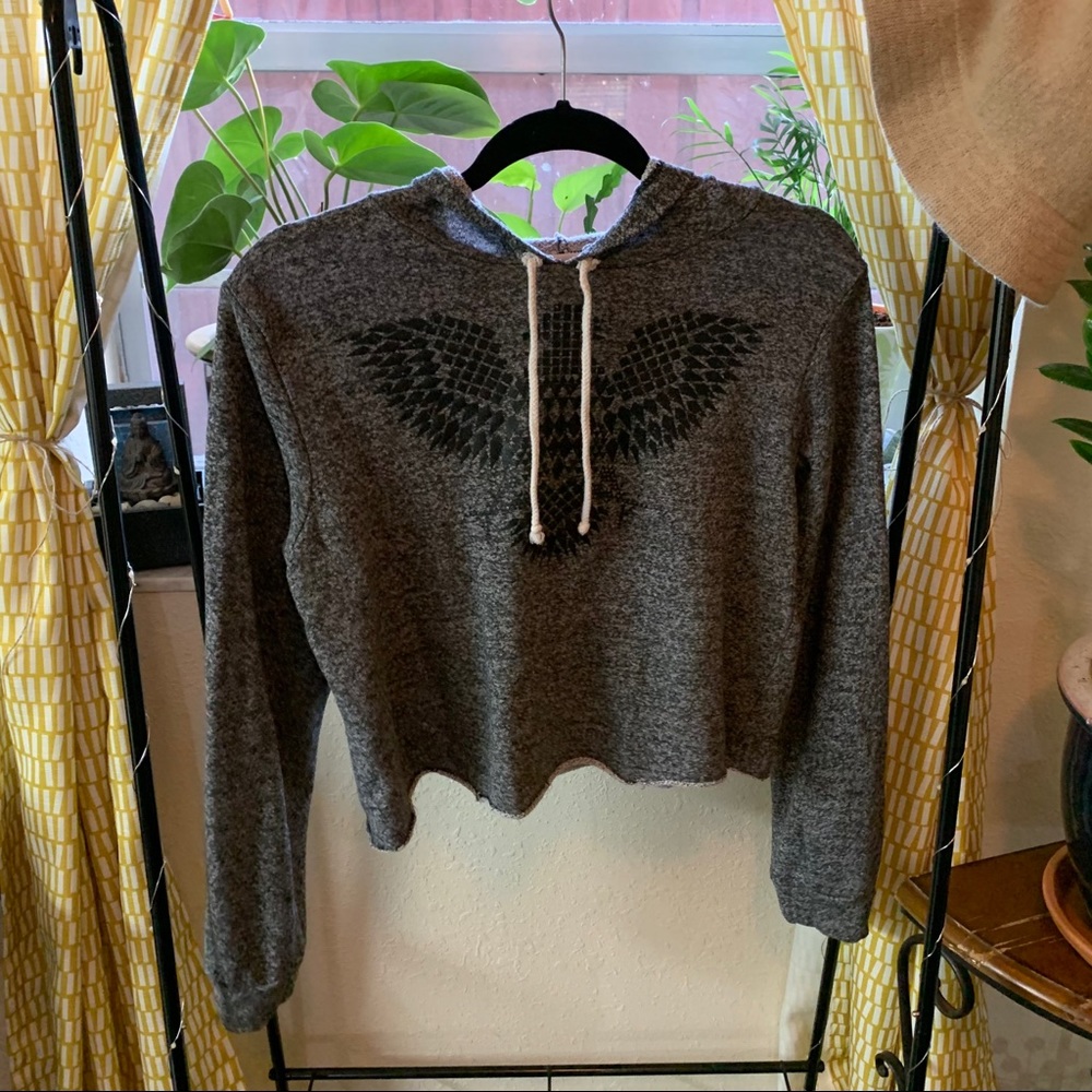 Cropped hoodie